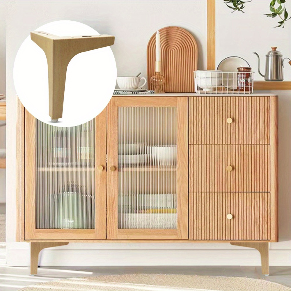 Wit Eiken 10Cm Y-Vormige Metalen Bankpoten-Verdikte Decoratieve Meubelpoten Voor Huisdecoratie