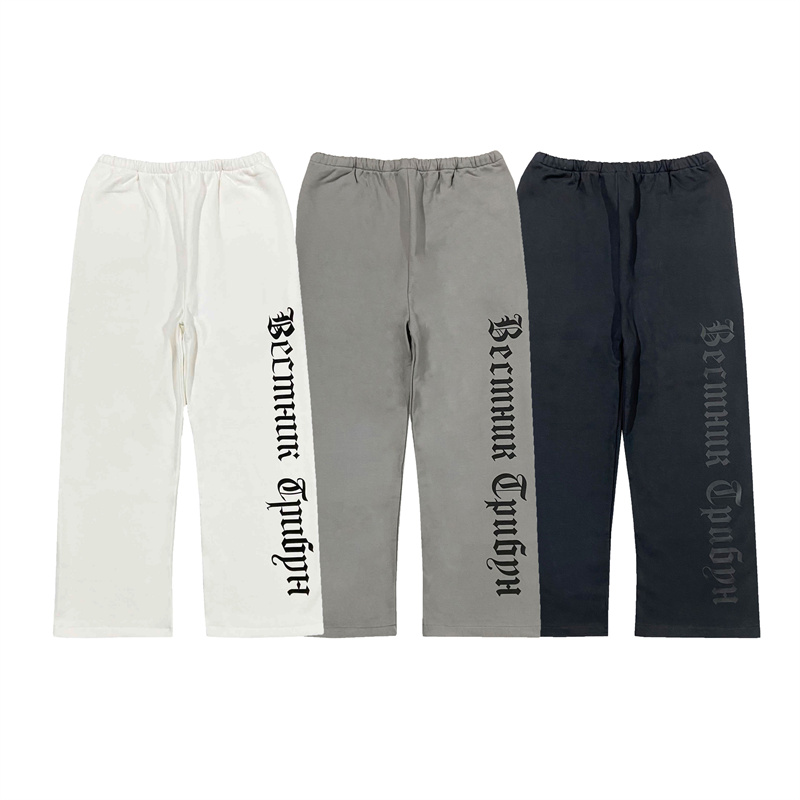 Corredores de lã Kanye Vultures2 aconchegantes, calças de moletom quentes de veludo macio para homens, cintura elástica e design elegante