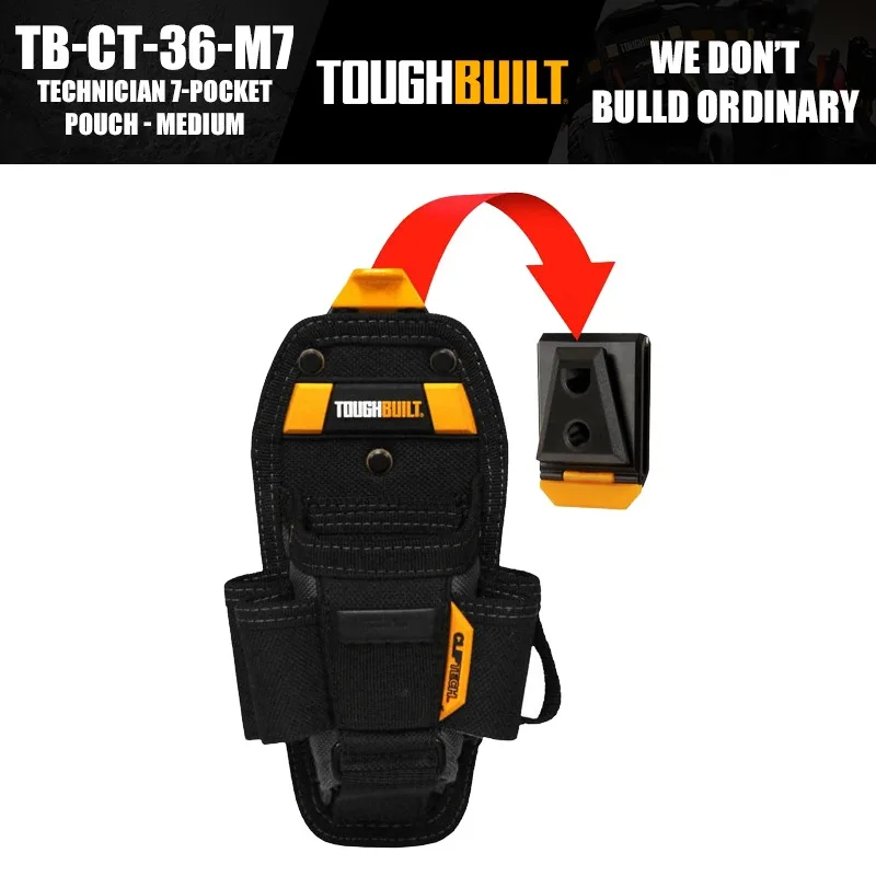 Сумка ToughBuilt TB-CT-36-M7 Technician с 7 карманами — сумка для упаковки средних инструментов