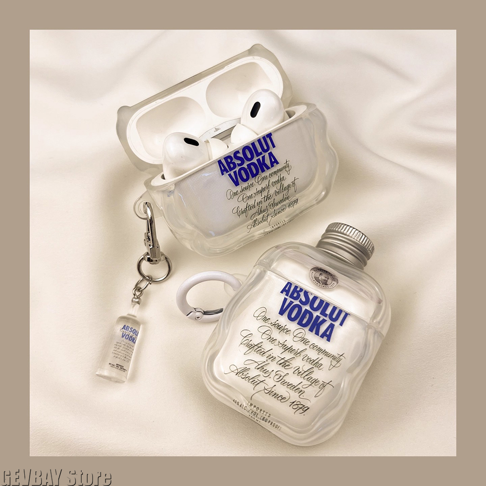 NEU Wodka Airpods 4 Hülle 4. Generation Hülle Airpods Pro 2 kompatibel für Apple Kopfhörerhülle 3. Generation