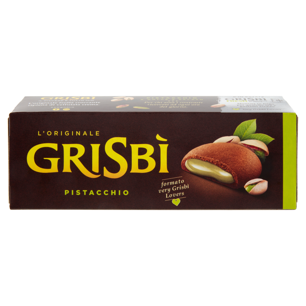 Biszkopty z kremem pistacjowym 135g - Grisbi
