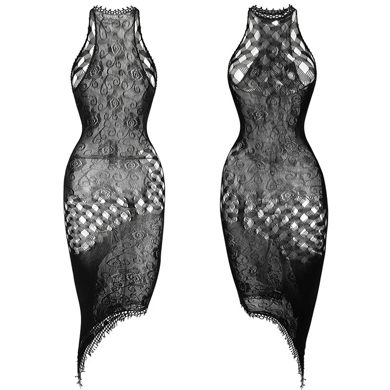 1pc sexy feminino fishnet ver através cobrir bodysuit oco para fora halter beachwear bodystocking sem roupa interior maiô k298