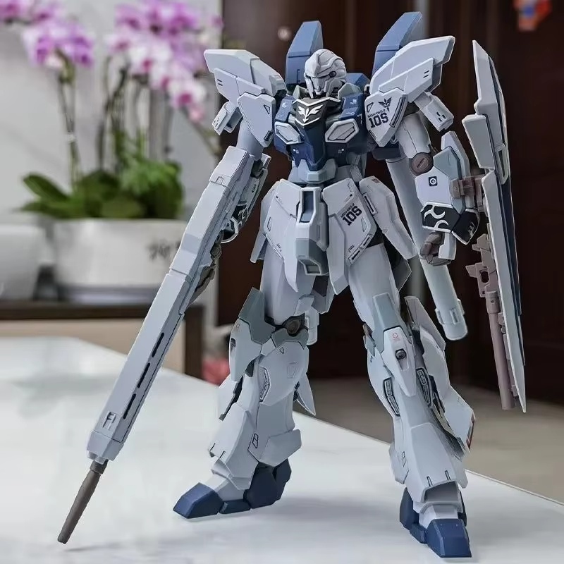HG 1/144 Sinanju Stein NT Ver Mech modèle Kits d'assemblage figurines d'action décoration de bureau poupée garçon jouet Surprise cadeau à collectionner