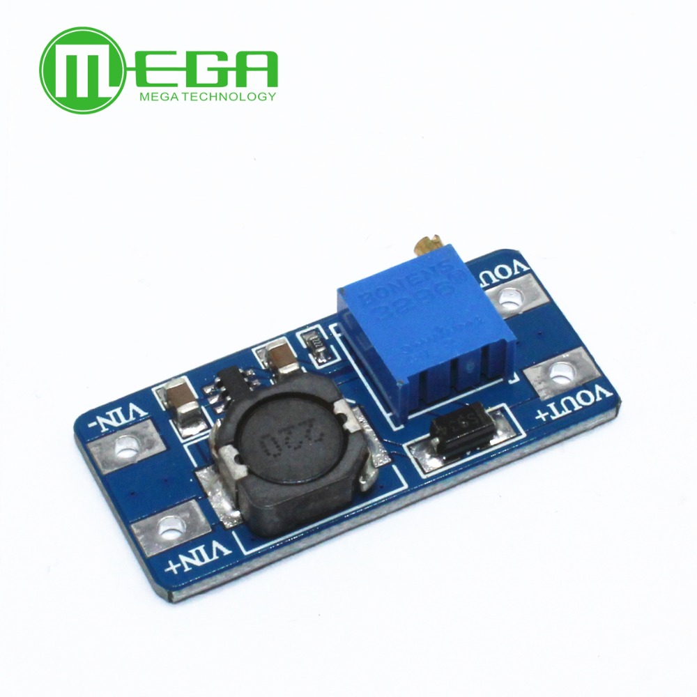 50 pçs/lote MT3608 2A Max DC-DC Step Up Módulo De Potência Módulo de Potência de Reforço