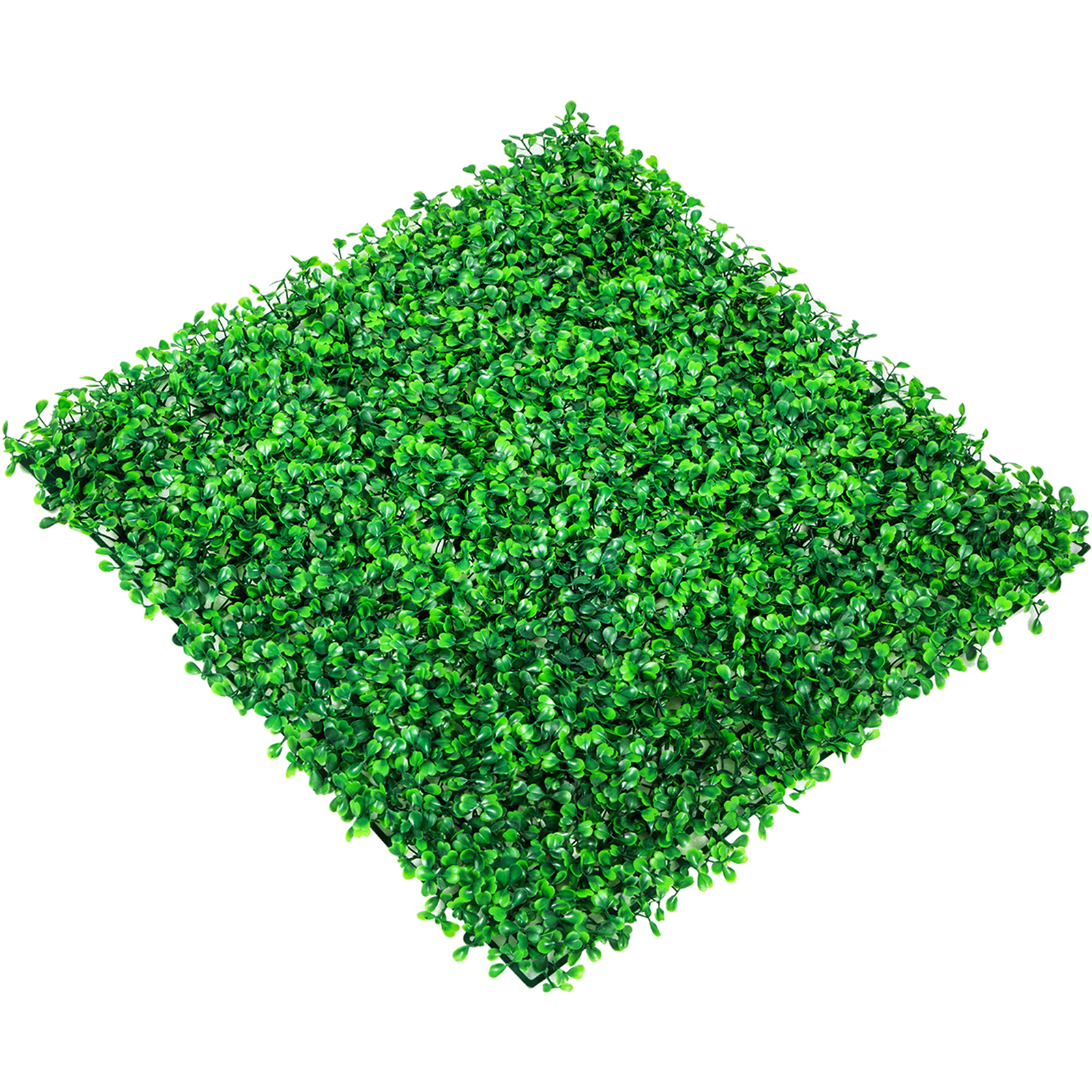 SucceBuy 12PCS 10x10 in Kunstmatige Buxus Panelen Buxus Hedge Muur Mat Kunstgras Achtergrond Privacy Scherm UV beschermd
