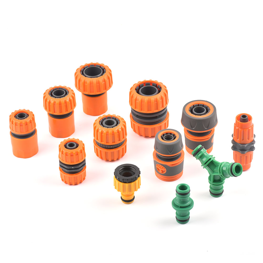 Conector rápido da mangueira de jardim 1/2 3/4 1 Polegada acoplador de tubulação parar conector de água 32/20/16mm sistema de irrigação conjunta de reparo
