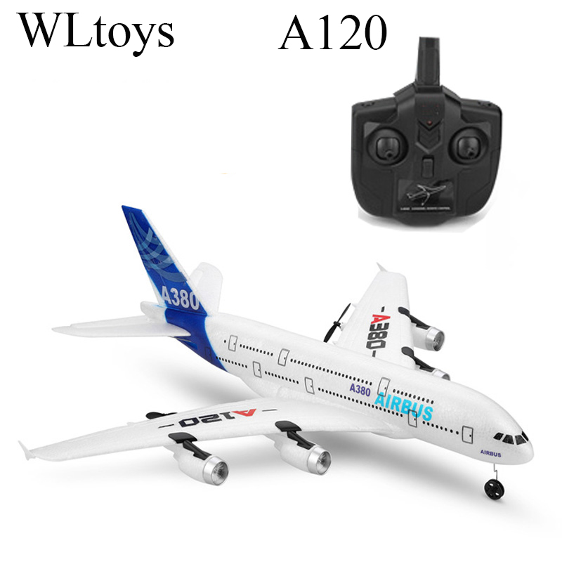 Top WLtoys Airbus A380 Avion Jouets 2.4G 3Ch RC Avion macro Aile En Plein Air Volant Jouets Drone A120-A380 RC Avion Jouets Pour Adulte
