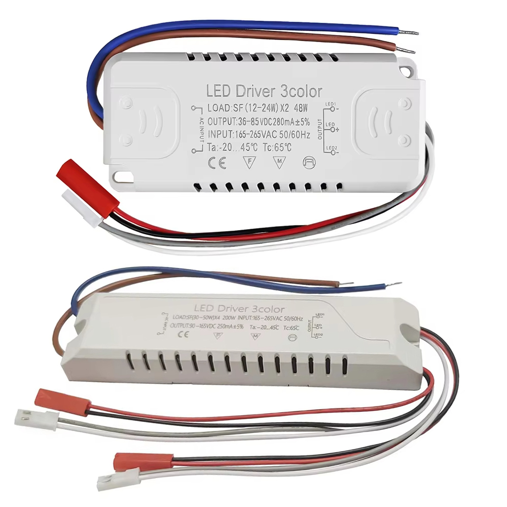 Pilote LED à courant Constant SYP 3 couleurs 20-40W × 2x4 280mA, adaptateur pour alimentation électrique AC220V, transformateurs d'éclairage pour bandes LED
