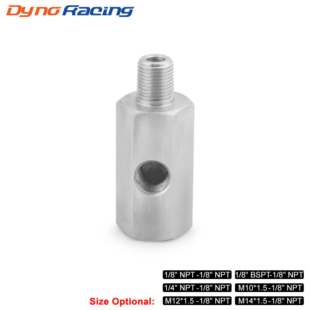 Otwory boczne ze stali nierdzewnej 1/8" NPT żeńskie do M12 M10 M14 1/8NPT 1/4NPT Złącze czujnika ciśnienia oleju Adapter trójnika wskaźnika linii zasilania