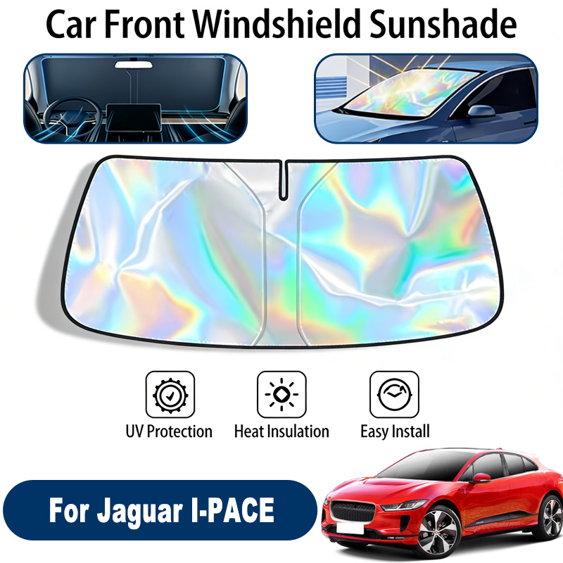 Parasol para parabrisas para Jaguar I-PACE, cubierta plegable reflectante UV para ventana delantera, accesorios de protección solar