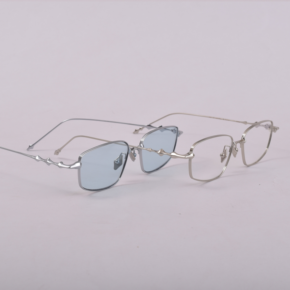GENTLE ICC Titanium Ultra Light Glasses Frame Women Men Anti blue light pilot Optical Glasses ATOMIC
