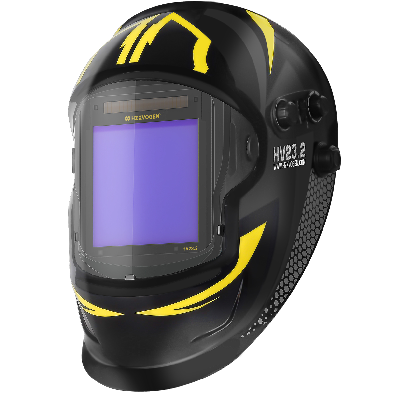 Hzxvogen Lashelm Grote Kijkware Kleur Op Zonne-Energie Lasmasker Voor Tig Mig Mma Cut Din4 1/1/1/2 Soldeermasker