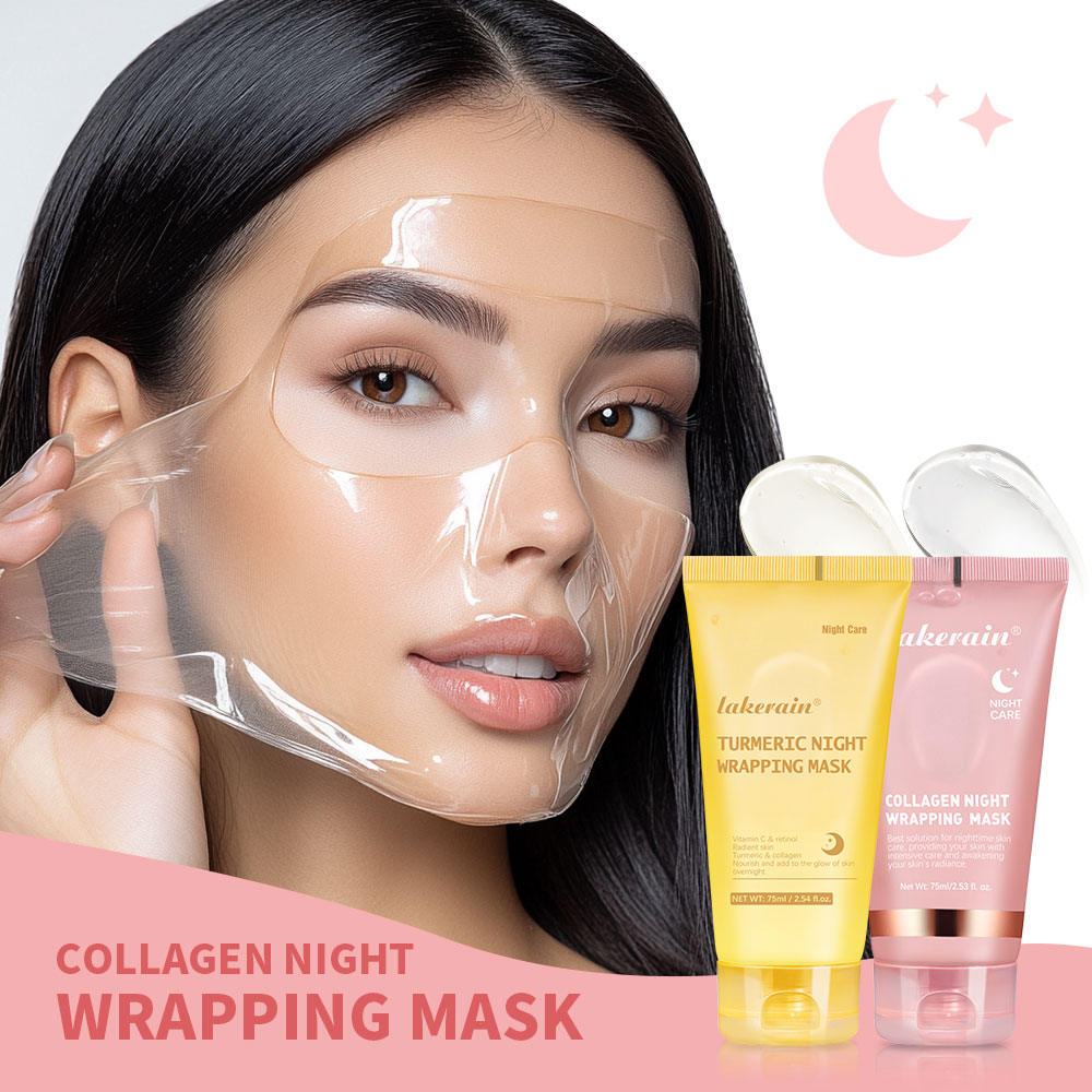 Máscara de Colágeno Profunda Máscara Coreana Peel Off Anti-idade para Cuidados com a Pele Bio Pack Envoltório Noturno para Mulheres