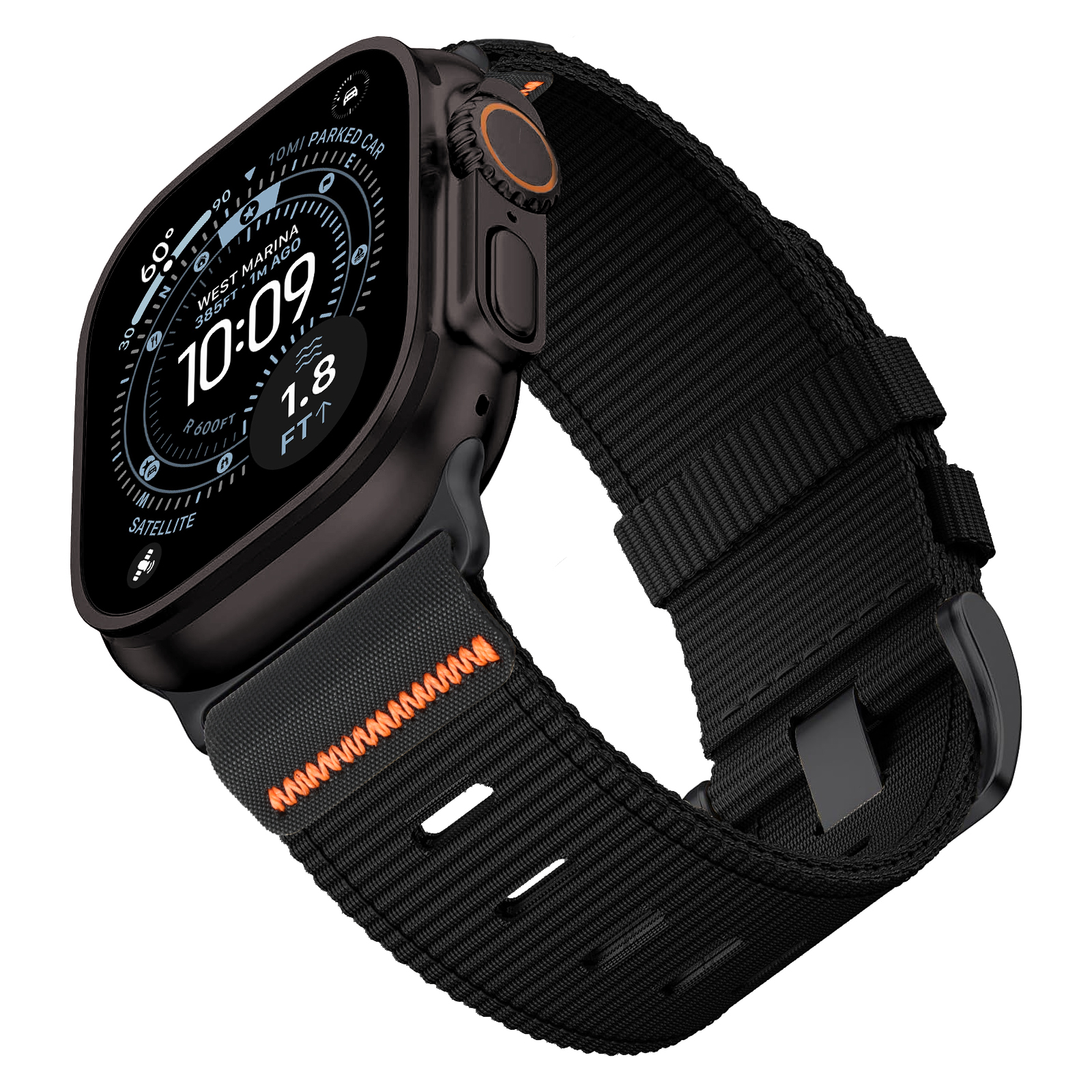 Correa de nailon para Apple watch Band Series 11/10/9/8/7/6/SE/Ultra 3 49mm 46mm 45mm 44/42/41/40mm Correa iWatch Correa