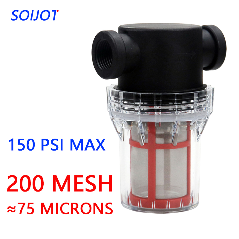 Filtr do podlewania ogrodu 1/2'' 3/4'' 1'' Plastikowy system nawadniania Filtr wstępny do akwakultury Filtr do rur wodnych w gospodarstwie domowym