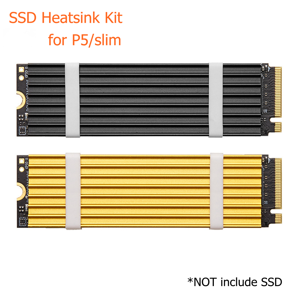 1 компл. M.2 SSD радиатор алюминиевый радиатор NVMe 2280 твердотельные накопители кулер радиатор термопрокладка для настольного компьютера PS5