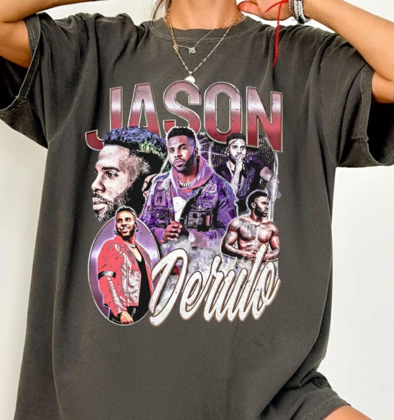 Camiseta Jason Derulo Concert World Tour 2026, camiseta inspirada em The Last Dance para amantes de música e concertos, fã de música