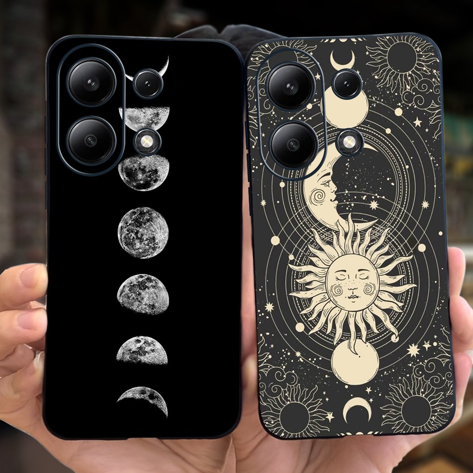 Funda de silicona suave para Xiaomi Redmi Note 13 4G, funda para Redmi Note 13 Pro 4G, Color caramelo pintado a la moda, funda para Redmi Note 13 13Pro 4G