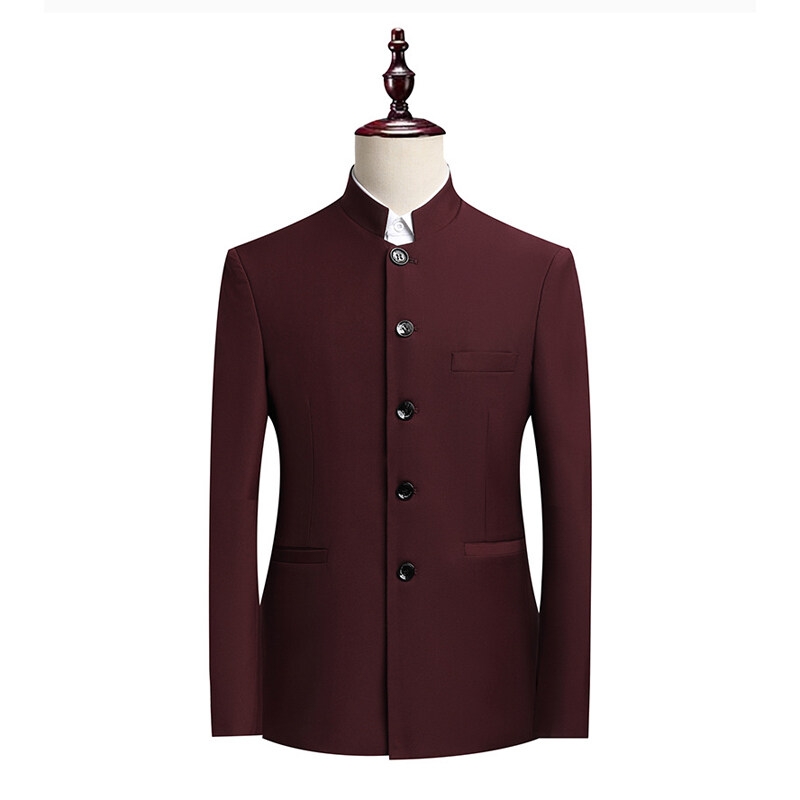 Blazer Heren Modieus Zakelijk Zhongshan-pak, Slankmakend, Casual Chinees met opstaande kraag, High-end Blazer