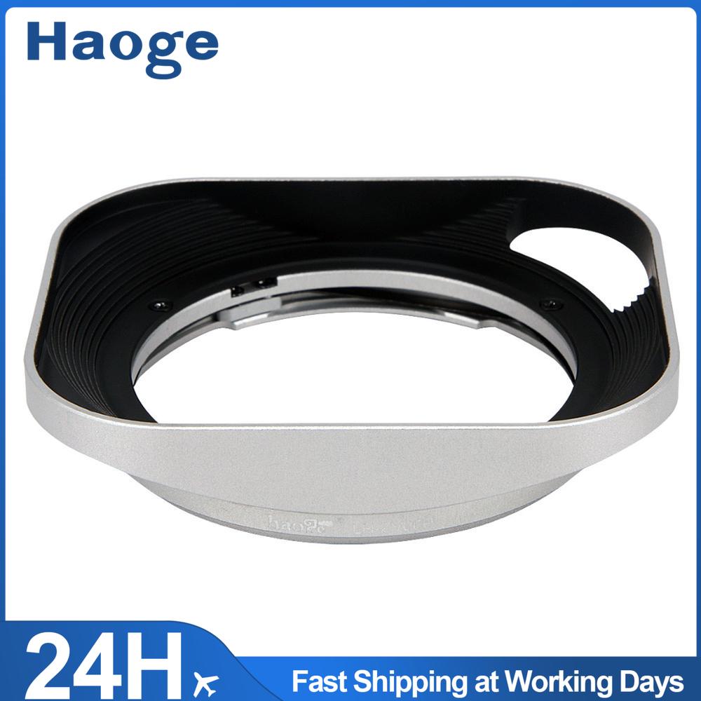 Haoge LH-ZV06P Lens Hood for Carl Zeiss ZM 21mm 25mm 28mm f2.8, 21mm f4.5 Silver Hollow Out