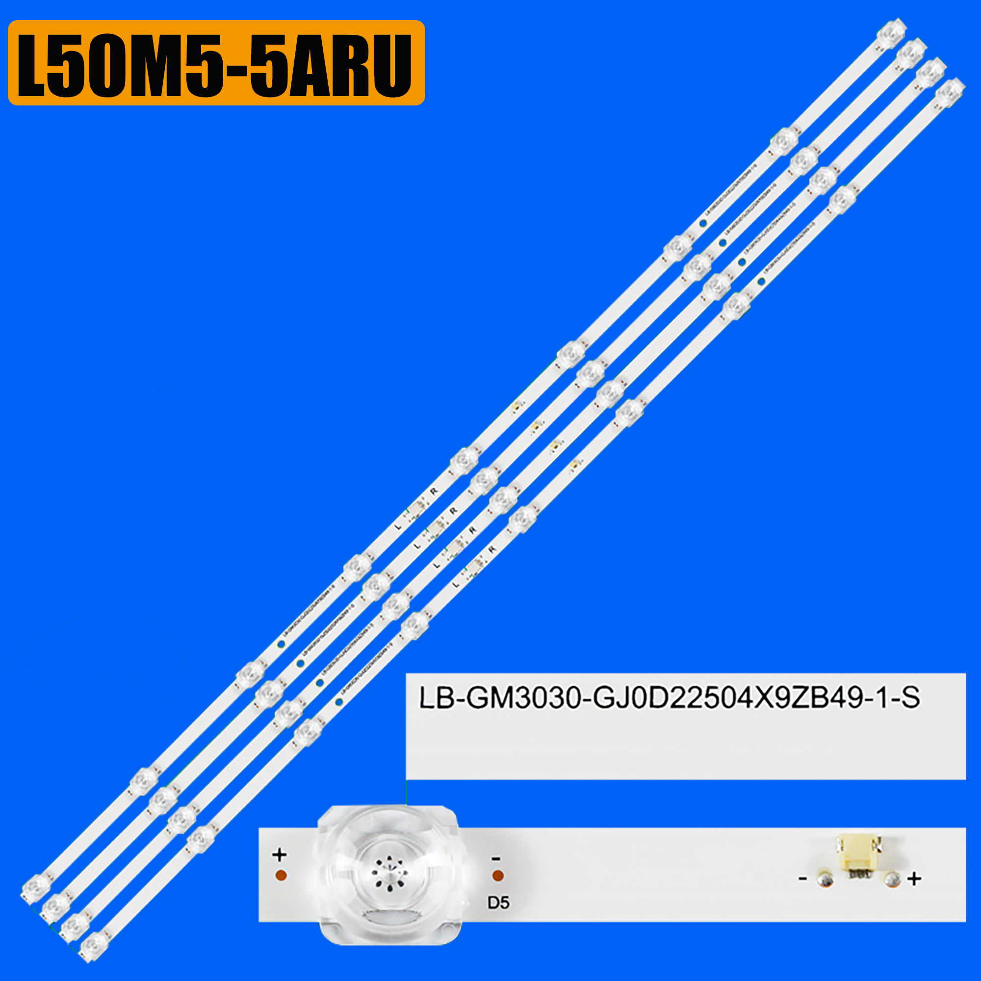 LED Backlight Strips 9 LED For L50M5-5ARU L50M50-5ARU L50M5-AD LB-GM3030-GJ0D22504X9ZB49-1-S LB-GM3030-GJ0D22504X9ZB49-1-T
