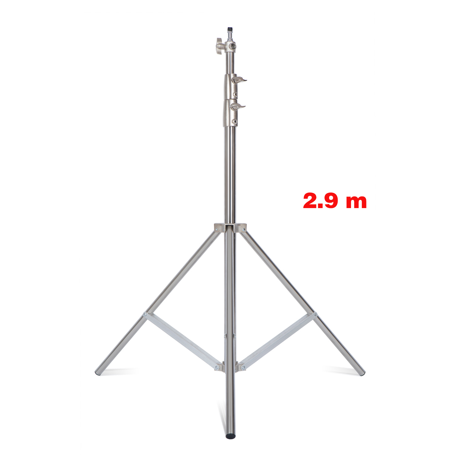 SH Neue 290 cm Edelstahl Stativ Fotografie Foto Video Studio Heavy Duty Hintergrund Stehen Für SoftBox LED Licht Mobile live