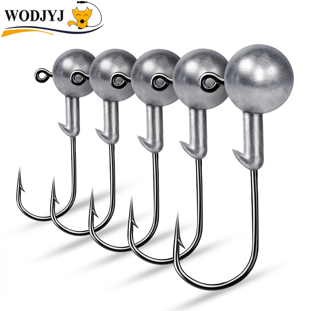 1g 2g 3g 4g 5g 10g 20g 22g 25g 28g crank Jig head hook fishing hook head Jig lure hard bait soft worm jig hook for fishing