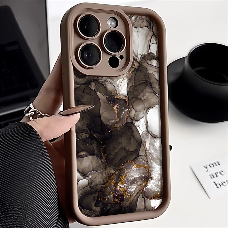 Красочный мраморный чехол для iPhone 11, чехол для iPhone 15 13 16 14 12 17 Pro Max XR 16e XS 7 8 Plus SE 2020, мягкий чехол для телефона ярких цветов