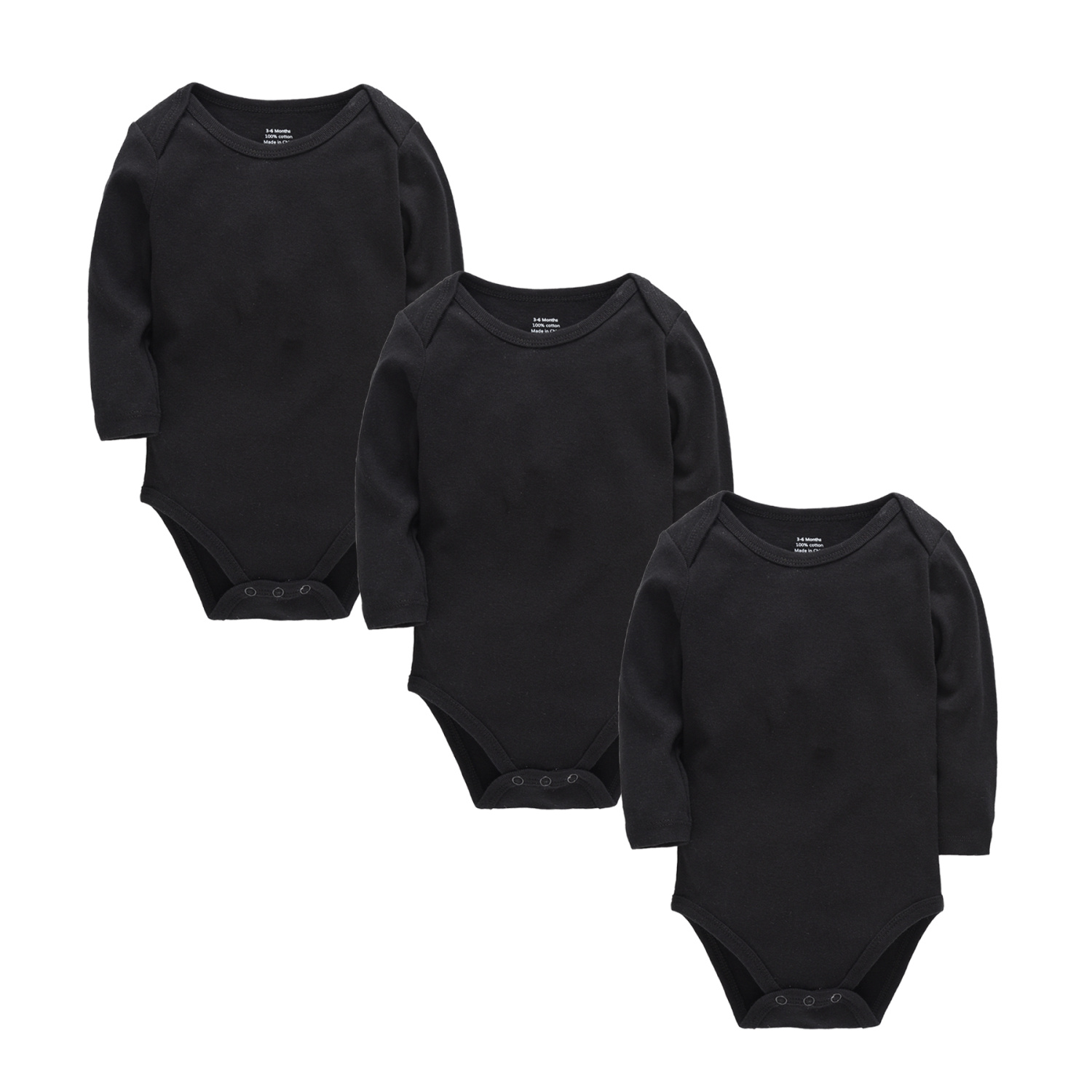 Honeyzone 3 pçs preto bebê menino conjuntos de roupas manga longa bodysuit algodão macio macacões roupa interior recém-nascido loungewear infantil outfit