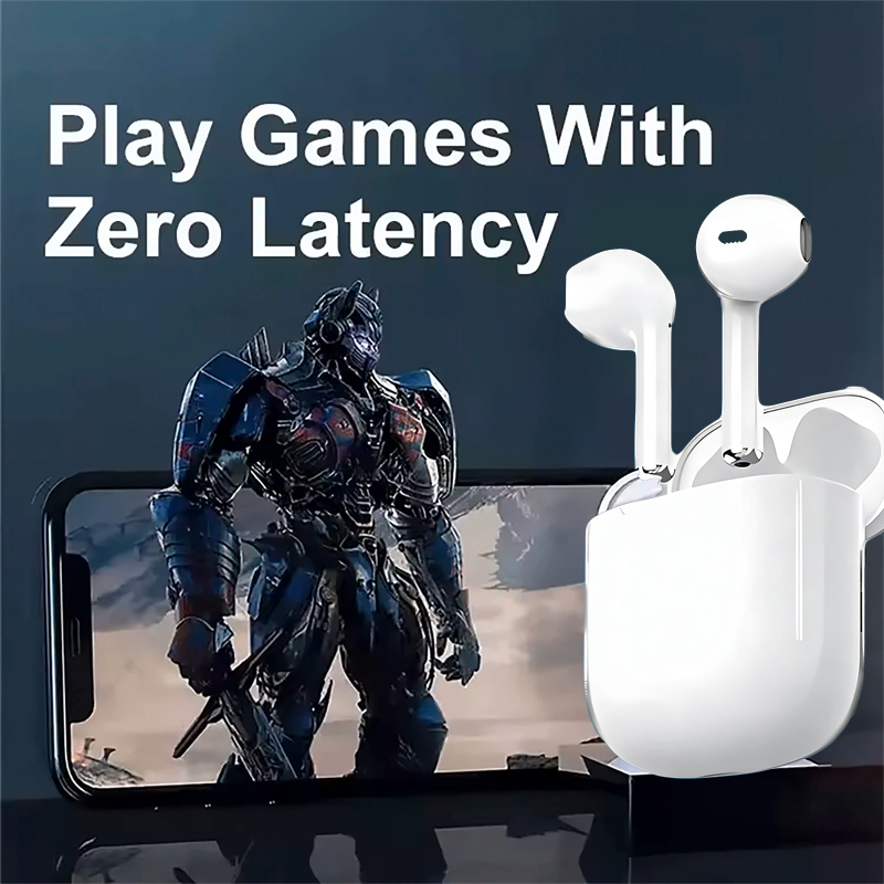 2025 TWS Air  Fone Bluetooth Earphones Wireless Headphones with Mic Touch Control Wireless Bluetooth Headset Pro 4 Earbuds