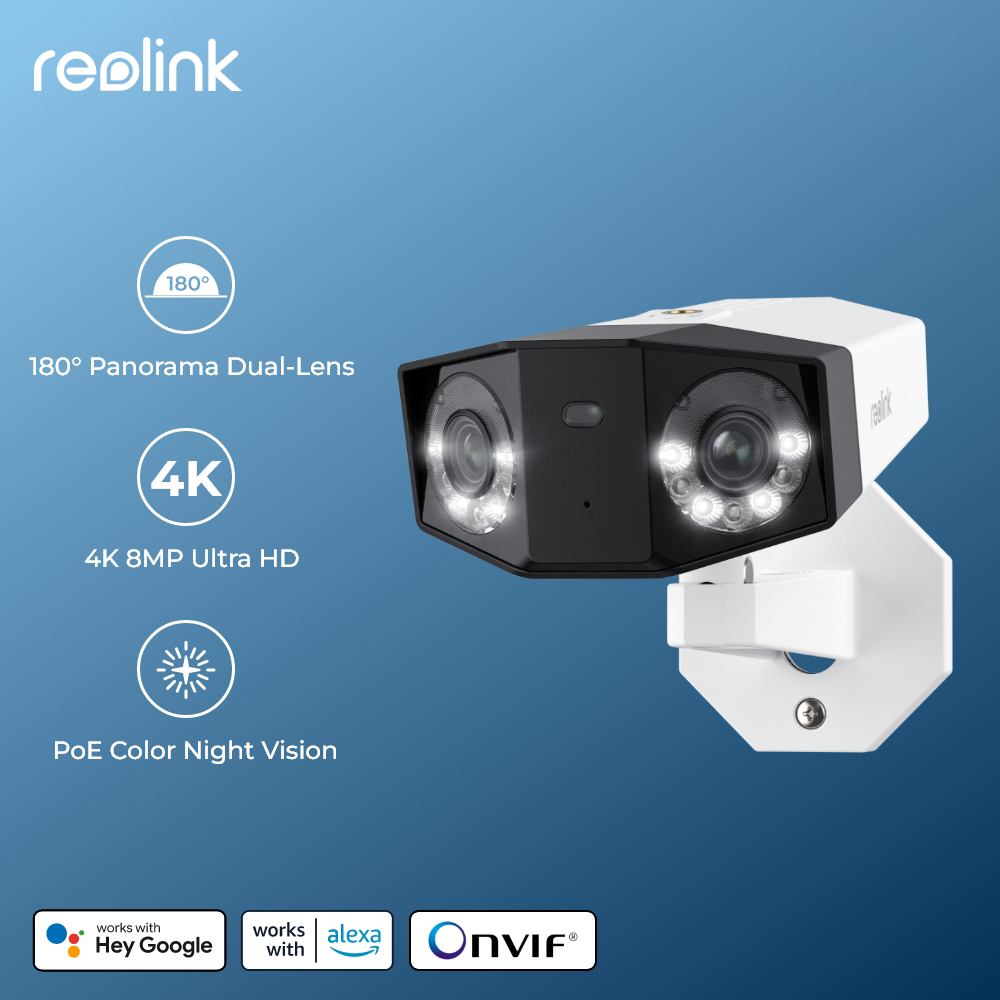 Reolink Duo 2 Series lente dual 4K PoE cámara de seguridad 8MP CCTV al aire libre WiFi IP cámara inteligente cámaras de videovigilancia para el hogar