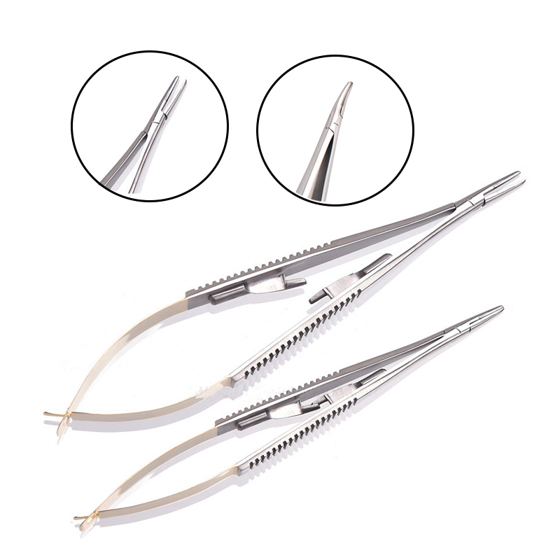 Implante de ortodoncia quirúrgica Dental, porta agujas Castroviejo, pinzas, alicates dentales, herramienta de odontología