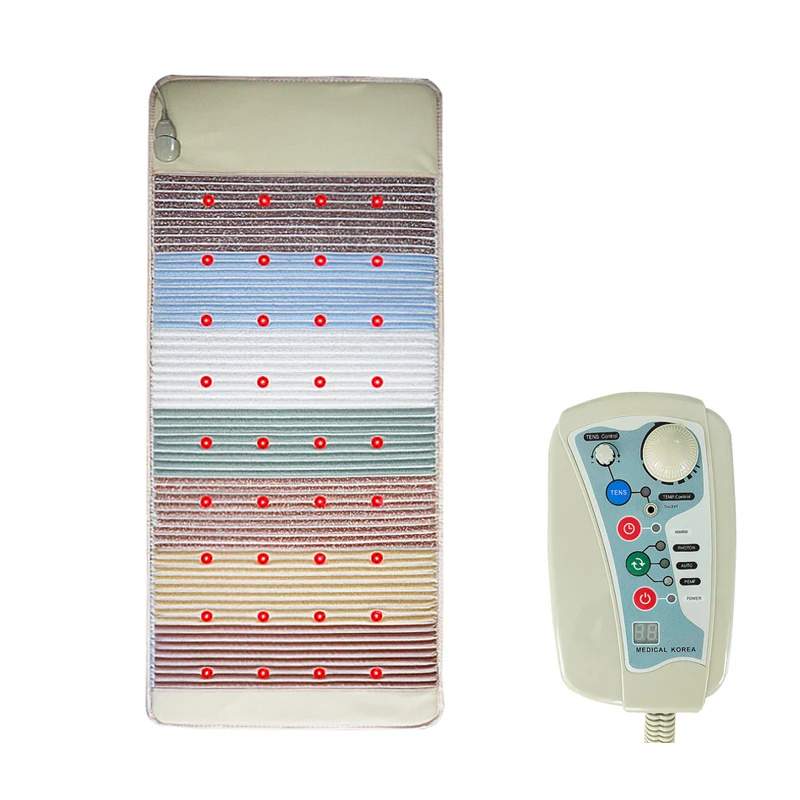 Chakra Energie Matten Infrarood Verwarming Pad Pemf Foton Negatieve Ion Jade Crystal Mat Pijnverlichting Magneticfield Therapie Matras