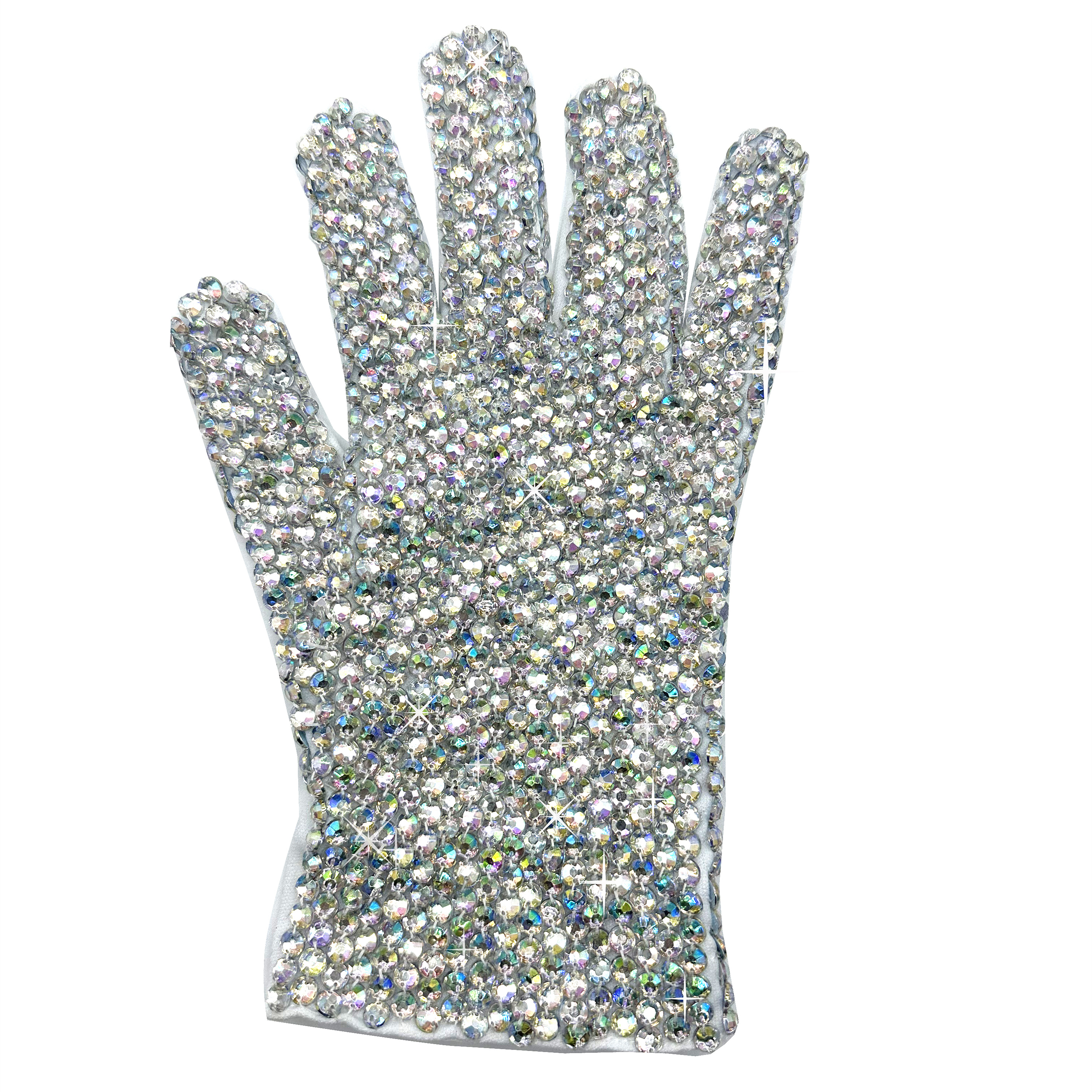 Guantes de cristal de diamante láser MJ Michael Jackson, hechos a mano, Artware, para colección, imitador