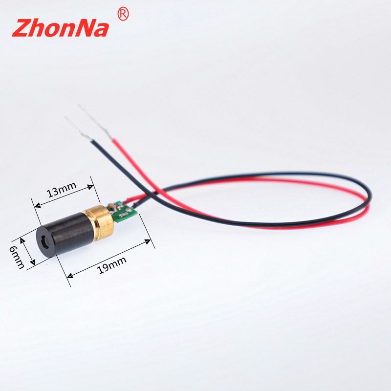 650nm 5MW 6Mm Dây Chuyền Chữ Thập Chấm 6*13Mm Công Nghiệp MINI Đỏ Xác Định Vị Trí Đầu Laser LD Mô Đun laser Mô Đun Y Tế Định Vị 3 Đến 4.2V