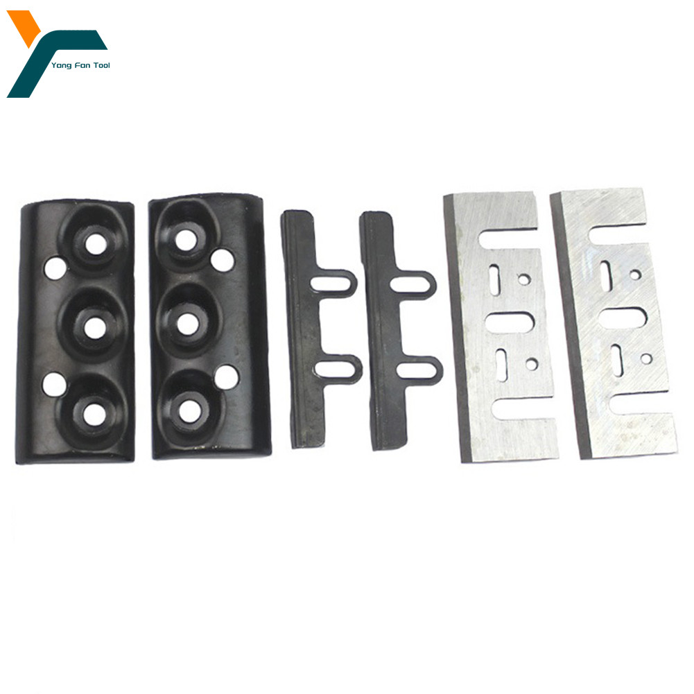 Abrazadera de hoja de cepilladora eléctrica, cubierta de tableta, abrazadera de carpeta, abrazadera exterior para pieza de cepilladora eléctrica Dongcheng FF82 Makita 1900B, 6 uds.