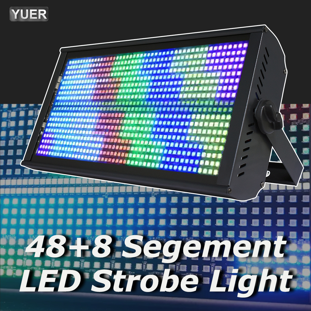 Martin Strobe Light LED 48+8 Segment RGBW Strobe DMX Bühnenbeleuchtung Unterlegscheibe Effekt Club Nacht Party DJ Disco Pferderennen Lampe