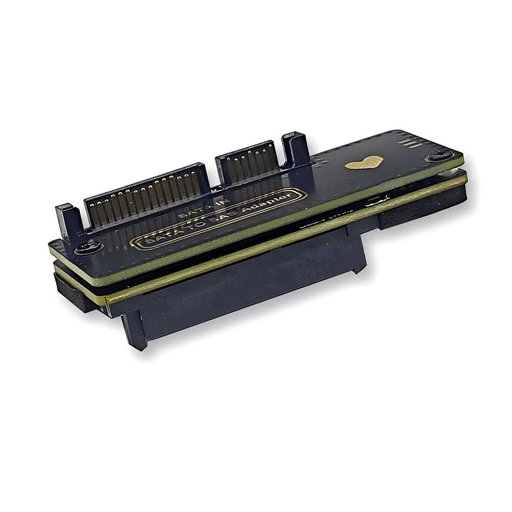 Karta adaptera dysku twardego SATA na SAS 6 Gb/s SATA 3.0 22Pin na SAS 29Pin Karta rozszerzeń dla dysku twardego SAS 2,5/3,5 cala SSD A-AB01