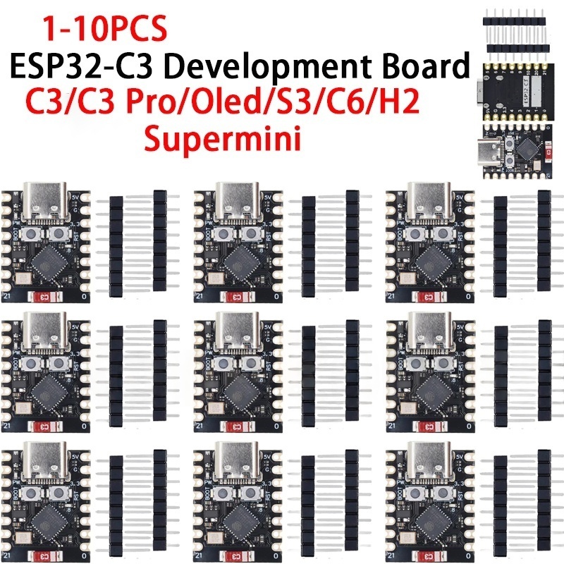 Placa de desarrollo ESP32-C3 ESP32-S3 ESP32-H2 ESP32-C6, placa de desarrollo ESP32 SuperMini, WiFi, Bluetooth para Arduino XCW, 1/5/10 Uds.