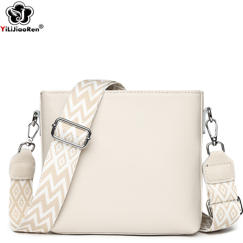 Borsa a tracolla in vera pelle al 100% Borsa a tracolla con tracolla larga moda donna Borsa a tracolla in pelle di vacchetta piccola borsa e portamonete