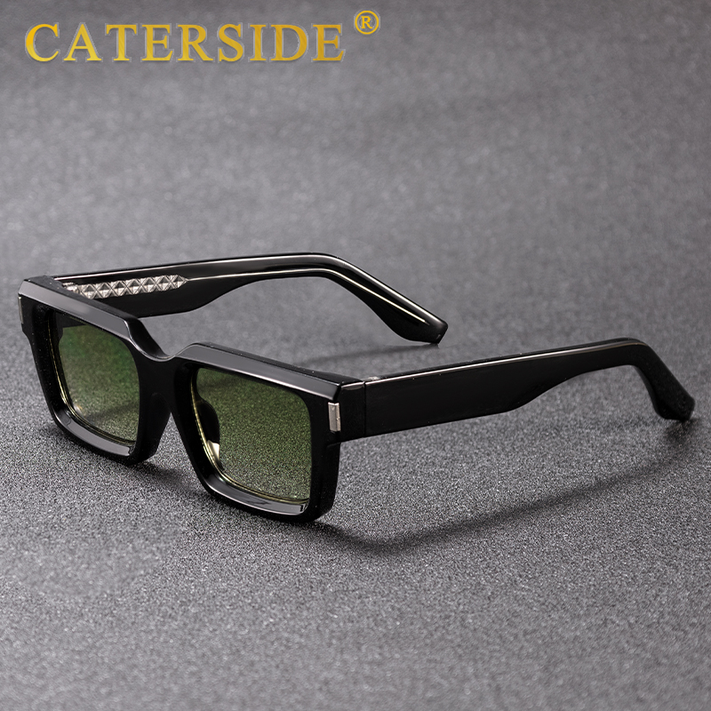 CATERSIDE Neue Mode Punk männer Quadratische Sonnenbrille Marke Design Kleine Rahmen Sonnenbrille Party Reise Gläser Geschenk Ideale Wahl