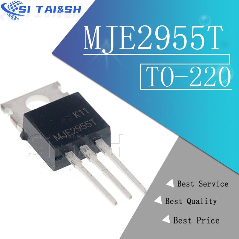 Si Tai & SH 10 unids/lote nuevo MJE2955T 60V/10A/75W PNP Transistor de potencia MJE2955 sistema de datos en línea