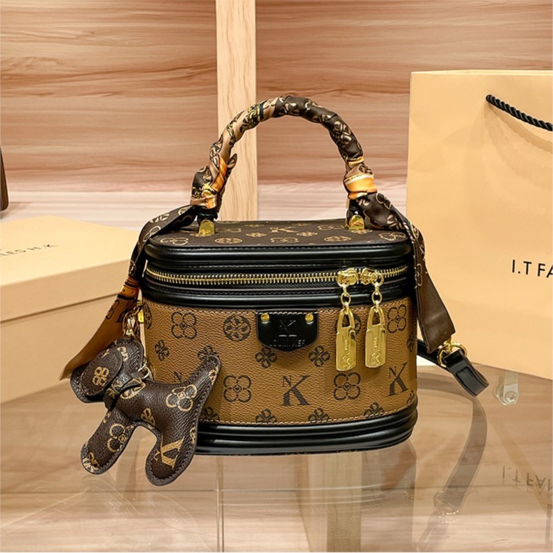 Bolso de Mano de Marca de Lujo 2025, Nuevo Bolso de Diseñador de Alta Gama, Bolso Tipo Cubo, Bolso Bandolera, Bolso Cruzado, Moderno