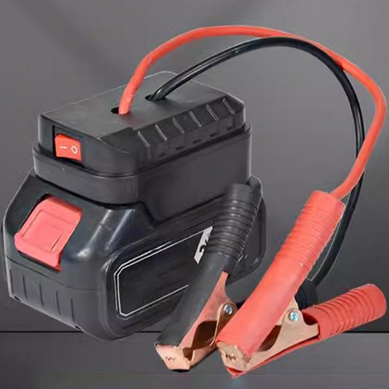 Arrancador de batería de litio Makita, adaptador de Cable de refuerzo, 2 llaves eléctricas USB/martillo, potencia de arranque de emergencia para coche