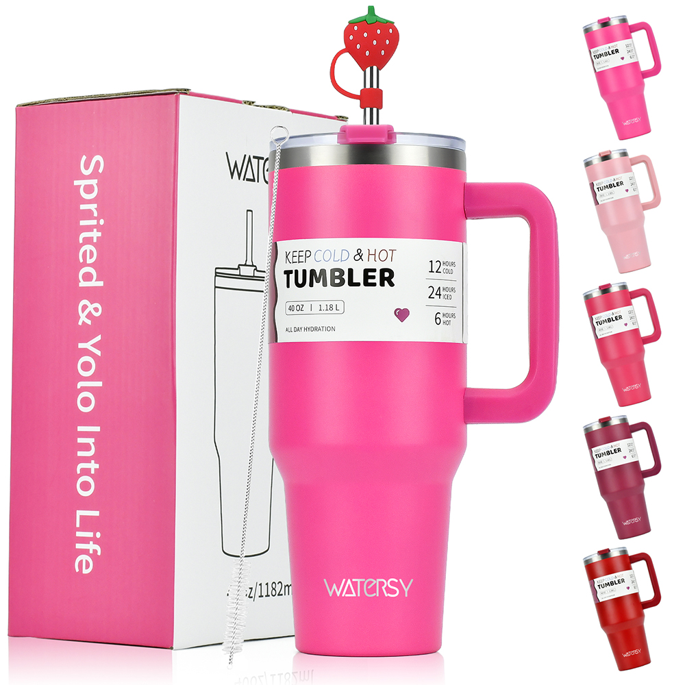 30oz/40oz Edelstahl-Thermobecher, großes Fassungsvermögen, Becher mit Griff, für Büro und Zuhause, isolierte Kaffeetasse, isolierte Geschenktasse