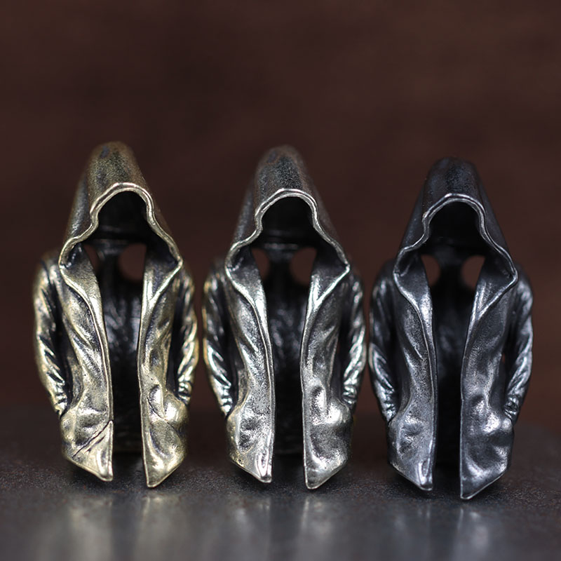 Плащ латунный нож бусины EDC DIY паракорд тканые браслеты ремешок подвески аксессуары уличный инструмент подвески подвески