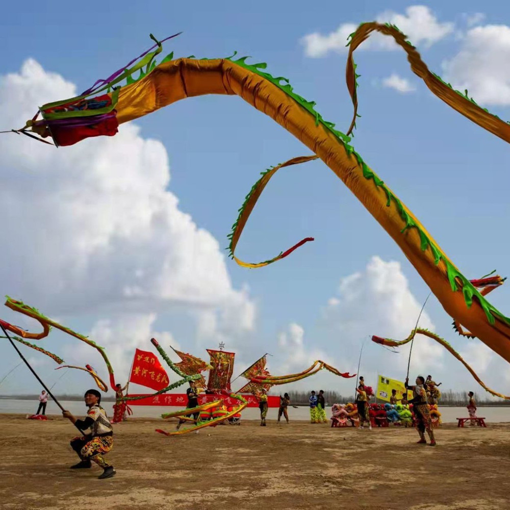 Chinês voar dragão brinquedos para adultos de fitness dragão dança adereços festival festa de ano novo presentes carnaval dia das bruxas palco desempenho