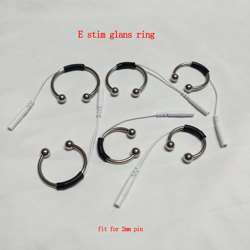 E Stim-Anneau de gland à électrochoc, boucle monopolaire Müntrosex, accessoires de bricolage, jouets sexuels