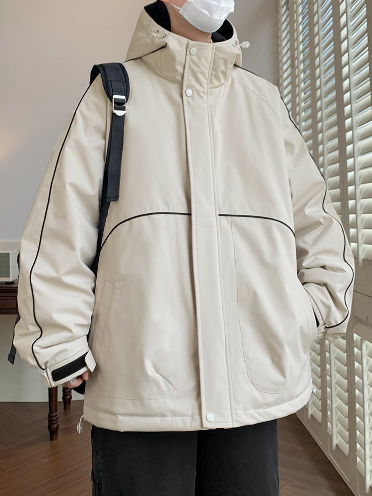 Chaquetas cálidas de invierno para hombre, Parkas gruesas, moda coreana, abrigo de gran tamaño, cortavientos con capucha, chaquetas acolchadas térmicas, talla grande 8XL
