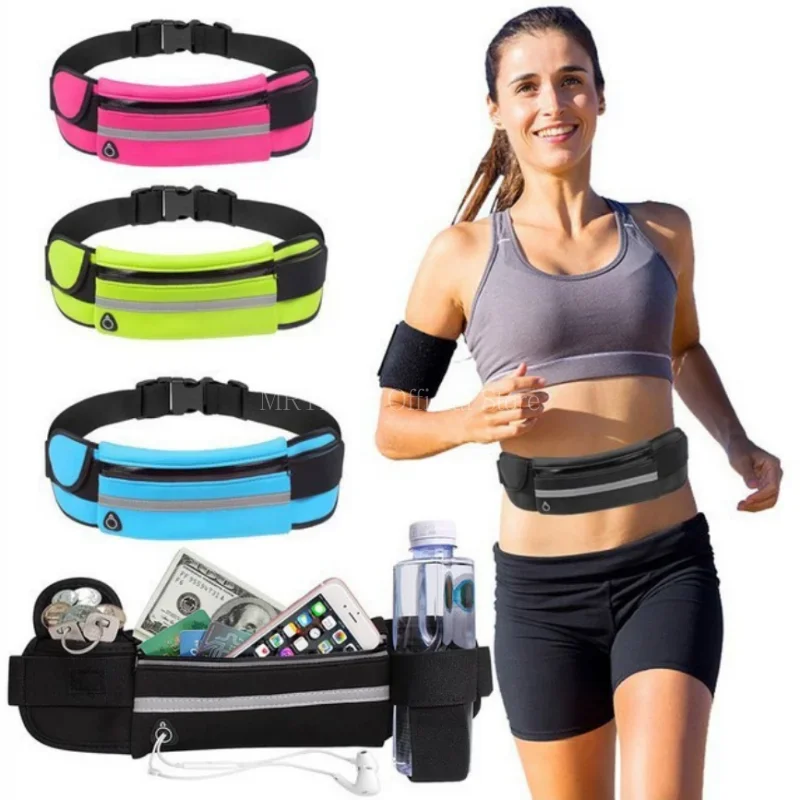 Bolsa para correr para hombre y mujer, riñonera deportiva, bolsa para teléfono móvil, para gimnasio, correr, ciclismo, 1 ud.
